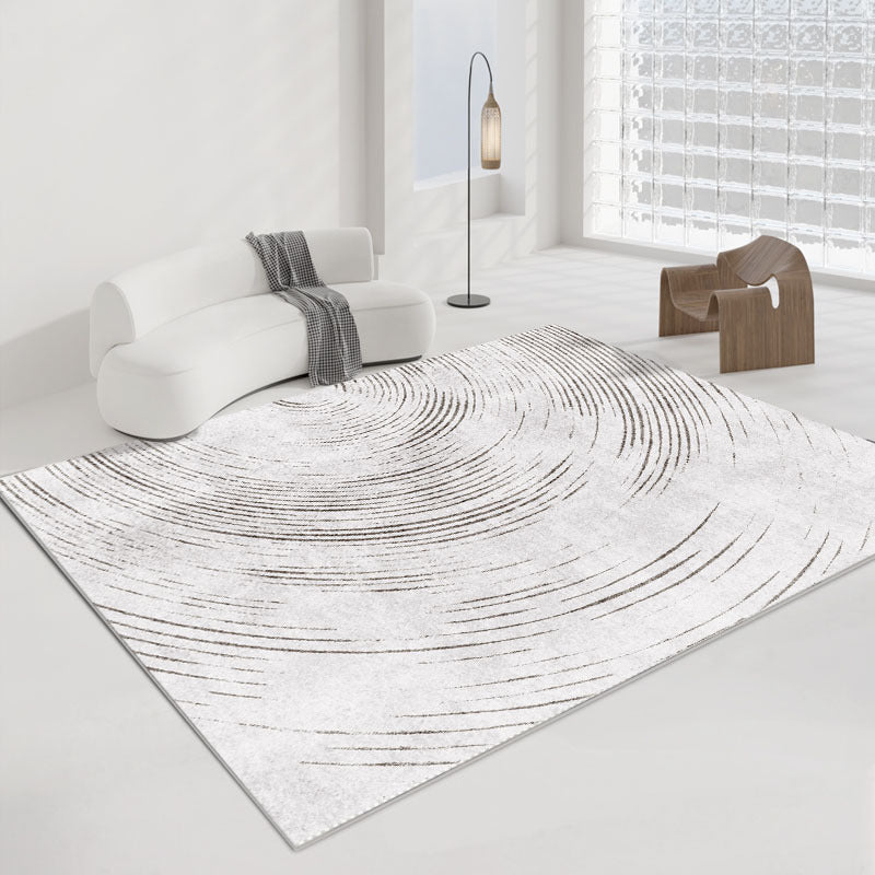 Abstract Gradient Color Rug Polyester Indoor Rug Non-slip Carpet for Living Room and Bedroom