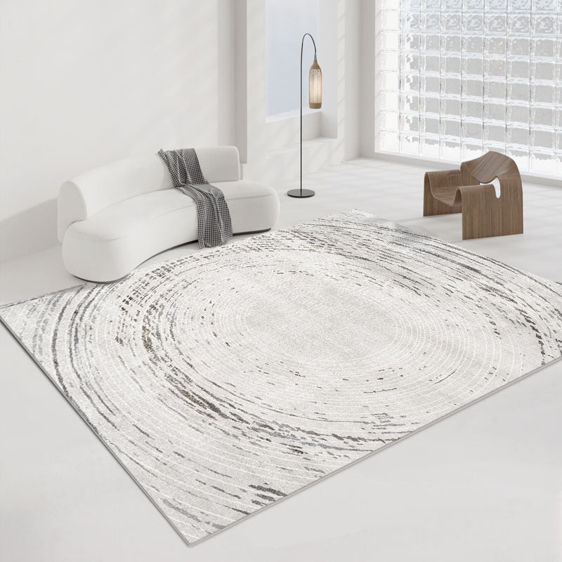 Abstract Gradient Color Rug Polyester Indoor Rug Non-slip Carpet for Living Room and Bedroom