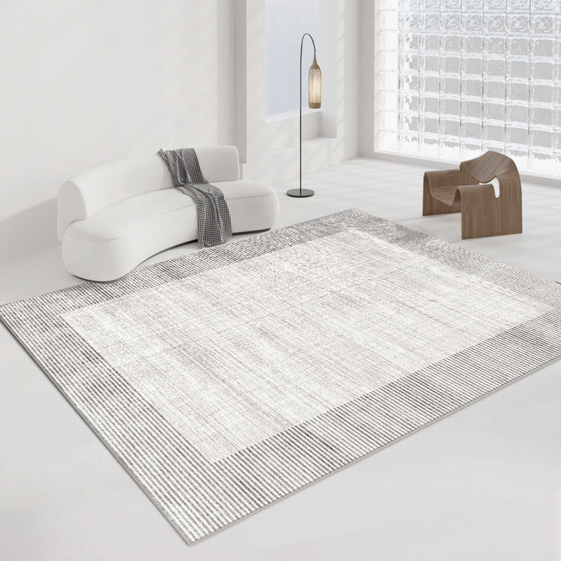 Abstract Gradient Color Rug Polyester Indoor Rug Non-slip Carpet for Living Room and Bedroom