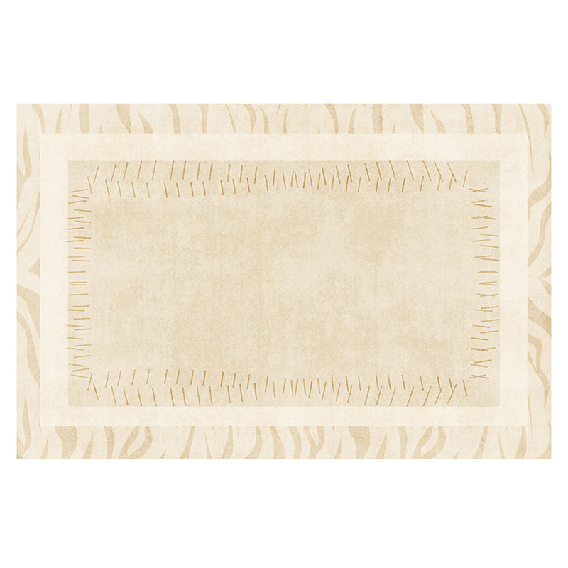 Wabi-Sabi Plain Rug Polyester Indoor Rug Non-Slip Carpet for Living Room and Bedroom