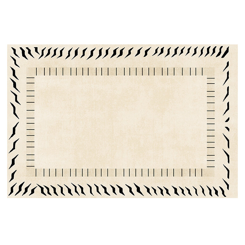 Wabi-Sabi Plain Rug Polyester Indoor Rug Non-Slip Carpet for Living Room and Bedroom