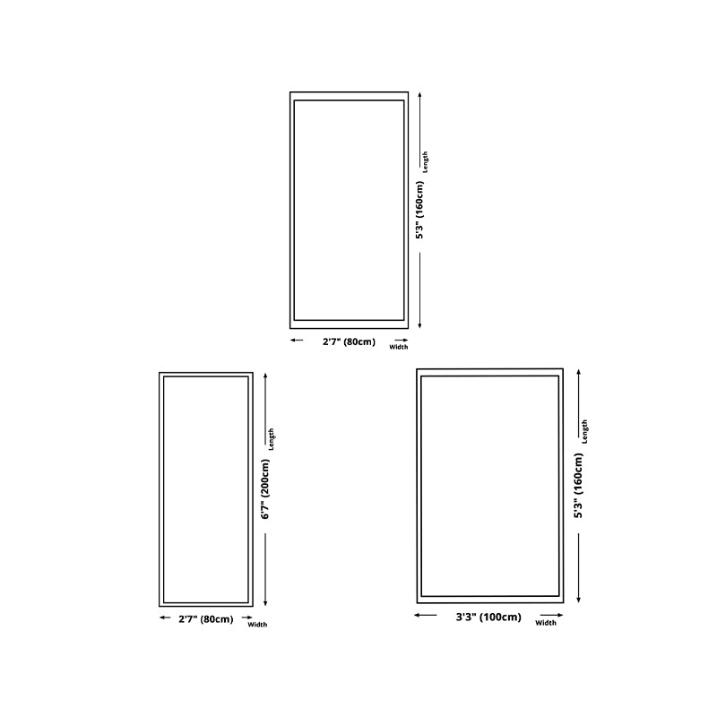 Wabi-Sabi Plain Rug Polyester Indoor Rug Non-Slip Carpet for Living Room and Bedroom