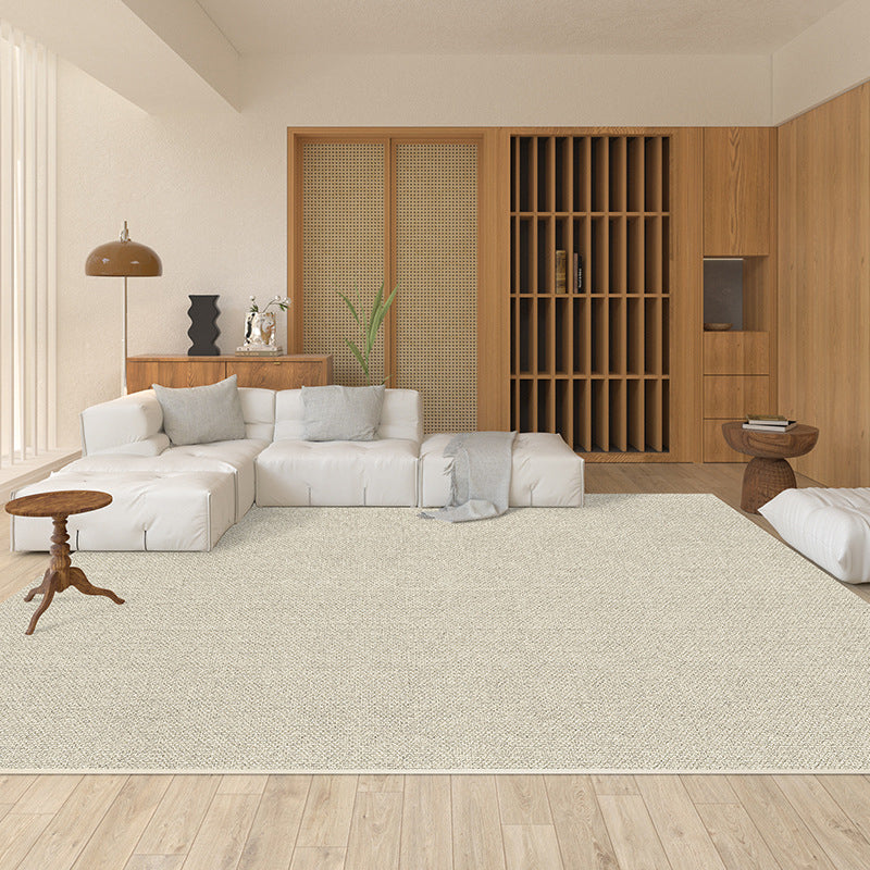 Japanese Style Solid Color Rug Indoor Rug Easy to Clean Carpet for Bedroom and Living Room