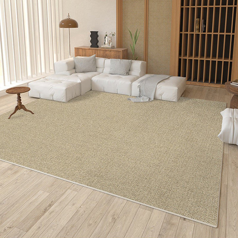 Japanese Style Solid Color Rug Indoor Rug Easy to Clean Carpet for Bedroom and Living Room