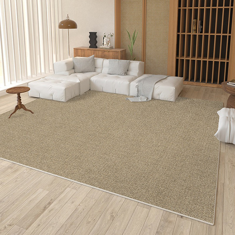 Japanese Style Solid Color Rug Indoor Rug Easy to Clean Carpet for Bedroom and Living Room