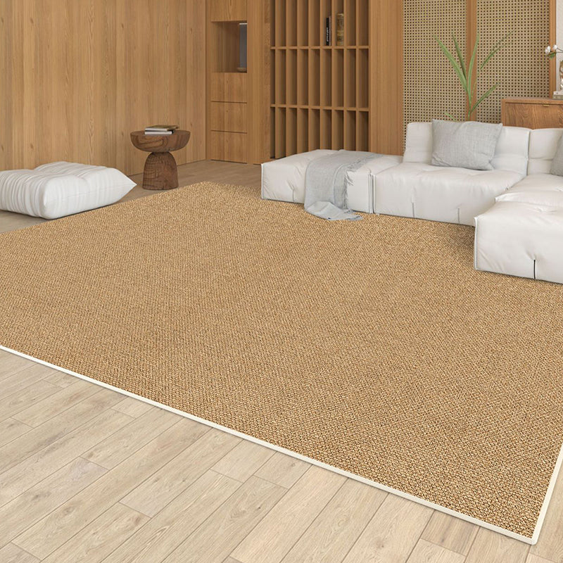 Japanese Style Solid Color Rug Indoor Rug Easy to Clean Carpet for Bedroom and Living Room