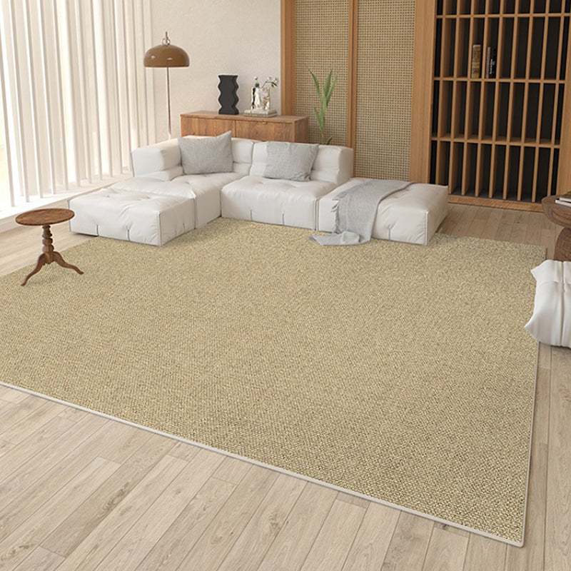 Japanese Style Solid Color Rug Indoor Rug Easy to Clean Carpet for Bedroom and Living Room