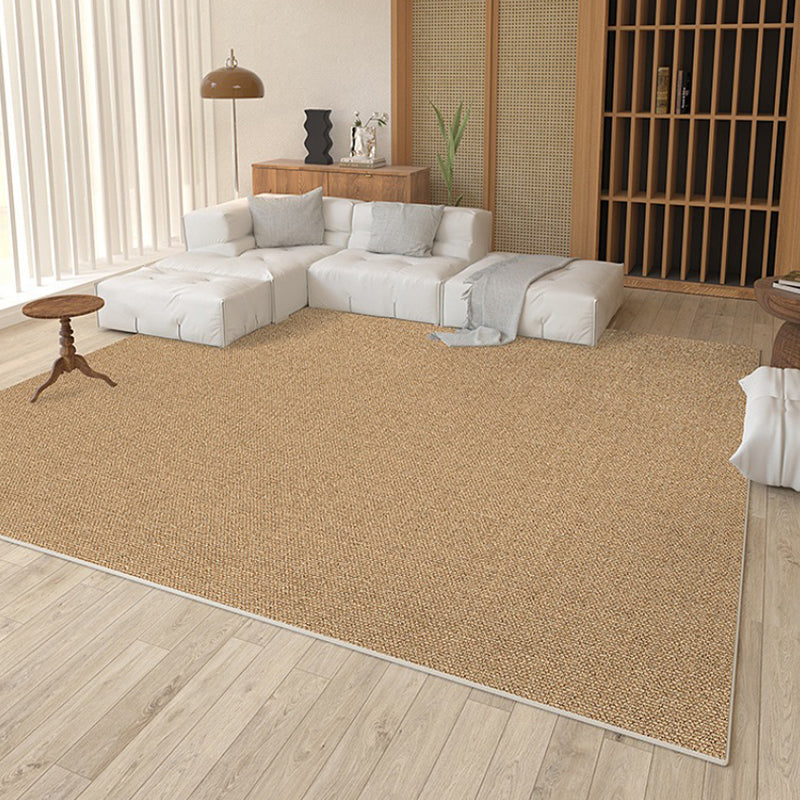 Japanese Style Solid Color Rug Indoor Rug Easy to Clean Carpet for Bedroom and Living Room