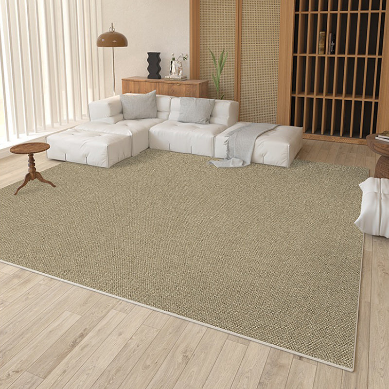 Japanese Style Solid Color Rug Indoor Rug Easy to Clean Carpet for Bedroom and Living Room