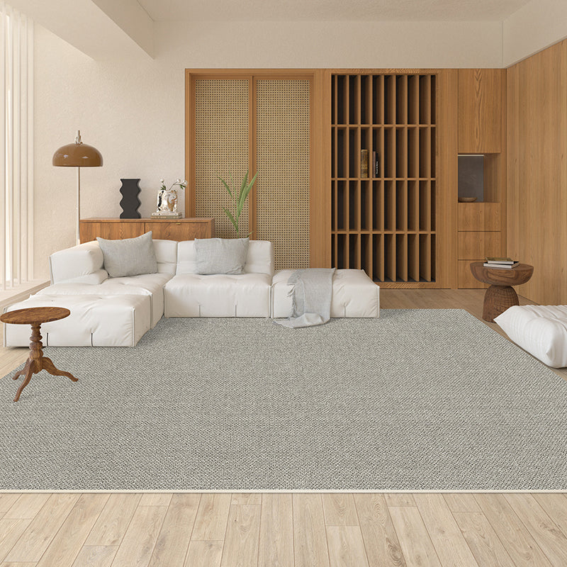 Japanese Style Solid Color Rug Indoor Rug Easy to Clean Carpet for Bedroom and Living Room