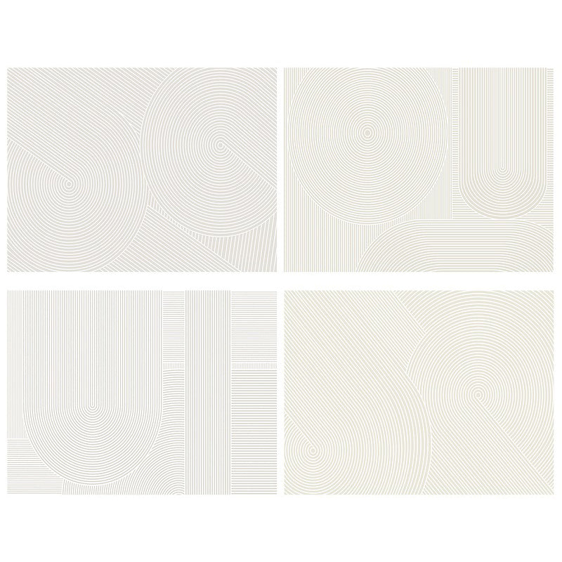 Simple Plain Color Striped Rug Indoor Rug Non-slip Carpet for Bedroom and Living Room