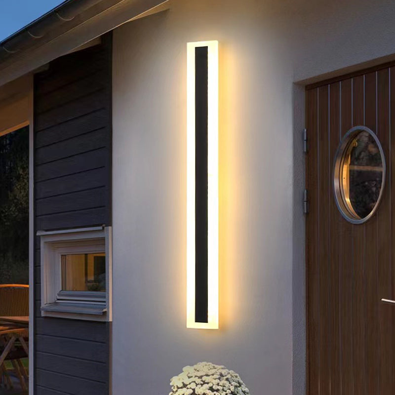 LED Wall Mount Light Modern Simple with Acrylic Shade for Garden