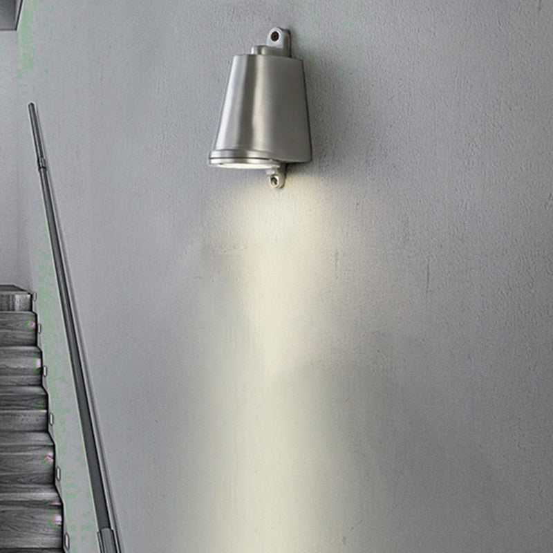 Geometric Wall Light Fixtures Modern Metal 1 Light in Silver