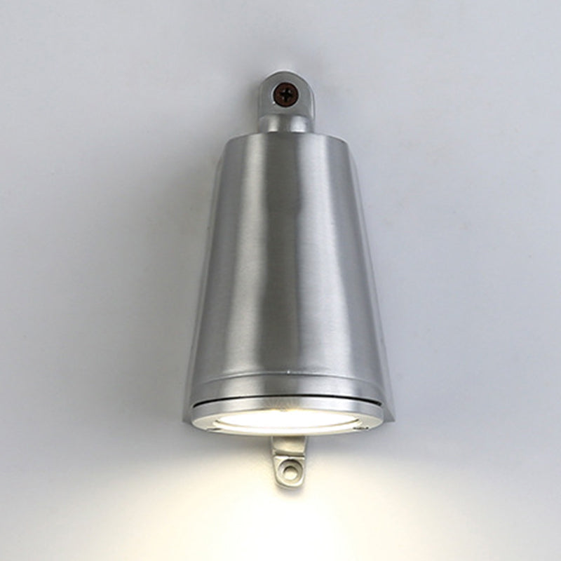 Geometric Wall Light Fixtures Modern Metal 1 Light in Silver