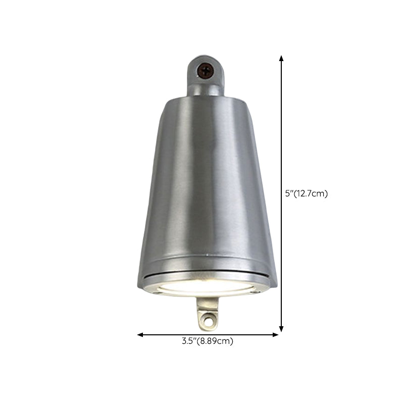 Geometric Wall Light Fixtures Modern Metal 1 Light in Silver