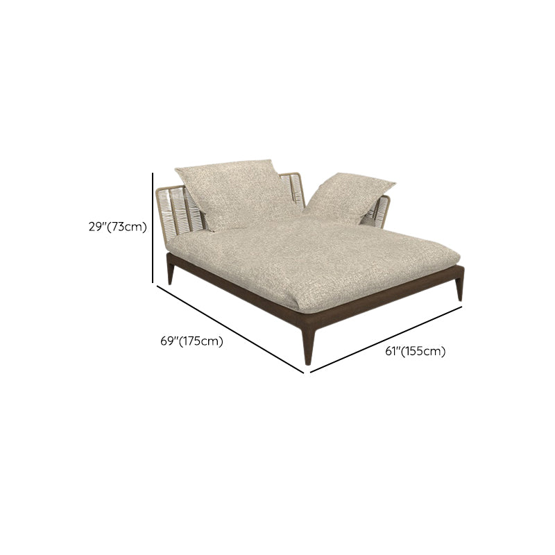 Contemporary with Arms Chaise Pillow Top Arms for Bedroom Living Room