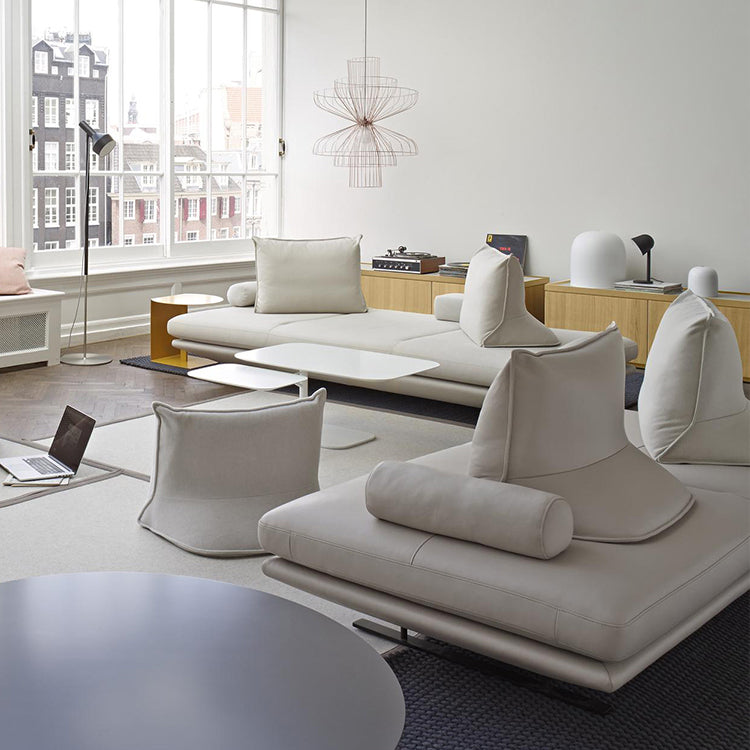 Contemporary Upholstered Solid Color Lounge Chair with Metal Legs