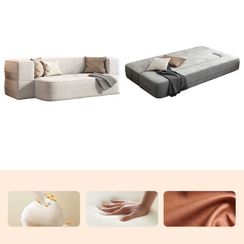 Modern & Contemporary Removable Cushions Foam Convertible Sofas Pillow Included