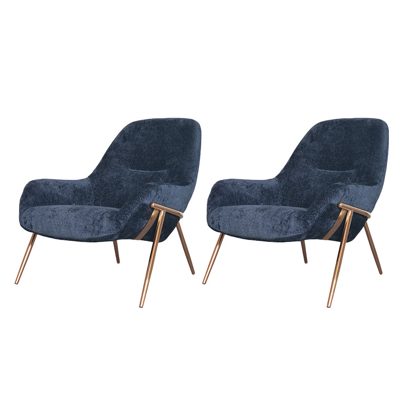 Mid-Century Modern Chenille Lounge Accent Chair for Living Room
