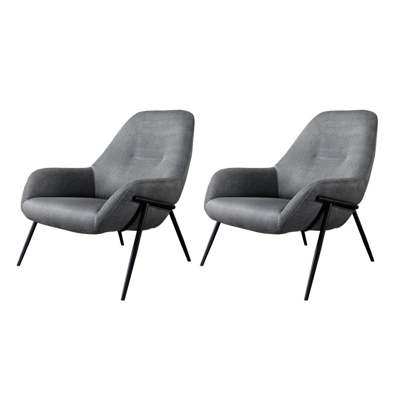 Mid-Century Modern Chenille Lounge Accent Chair for Living Room
