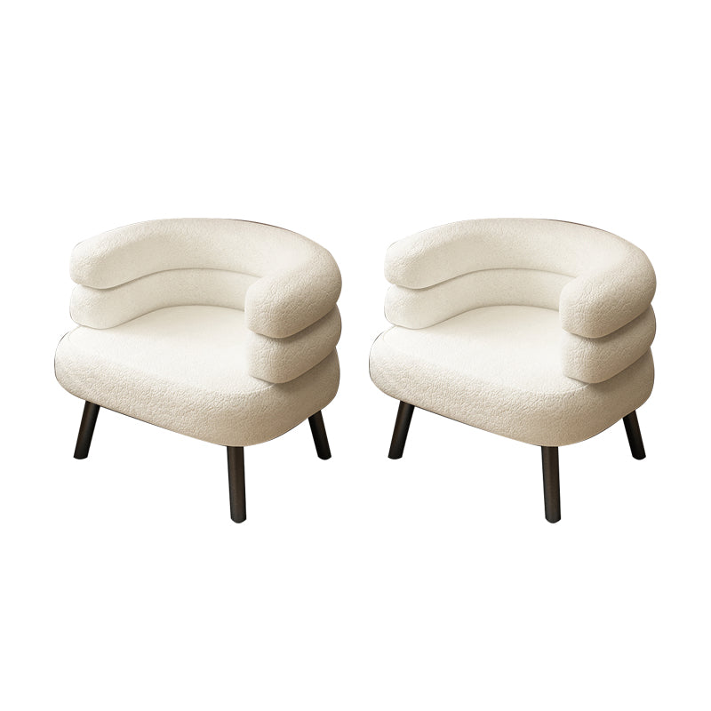Modern Living Room Accent Armchair Basic Four Leg Accent Armchair