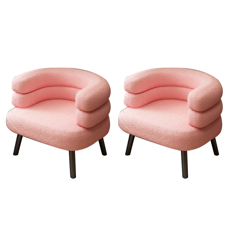 Modern Living Room Accent Armchair Basic Four Leg Accent Armchair