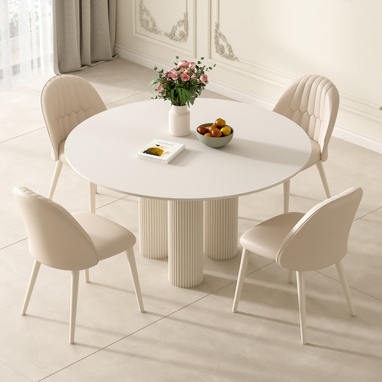 1/5 Piece Stone Top Contemporary Style Dining Room Chair Set