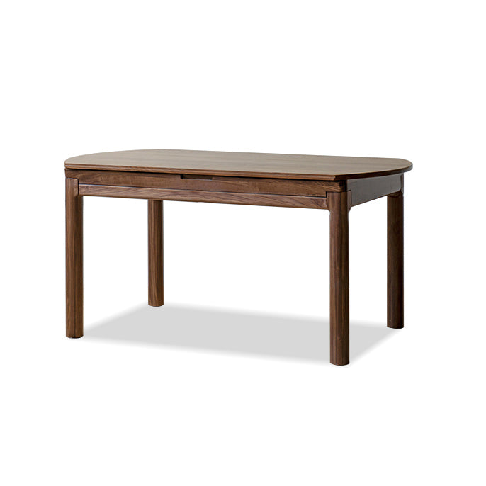 Modern Solid Wood Dining Table Set Drop Leaf with 4 Chairs for Home