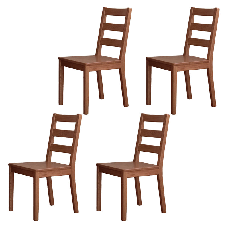 Contemporary Solid Wood Ladder Back Dining and Accent Chairs