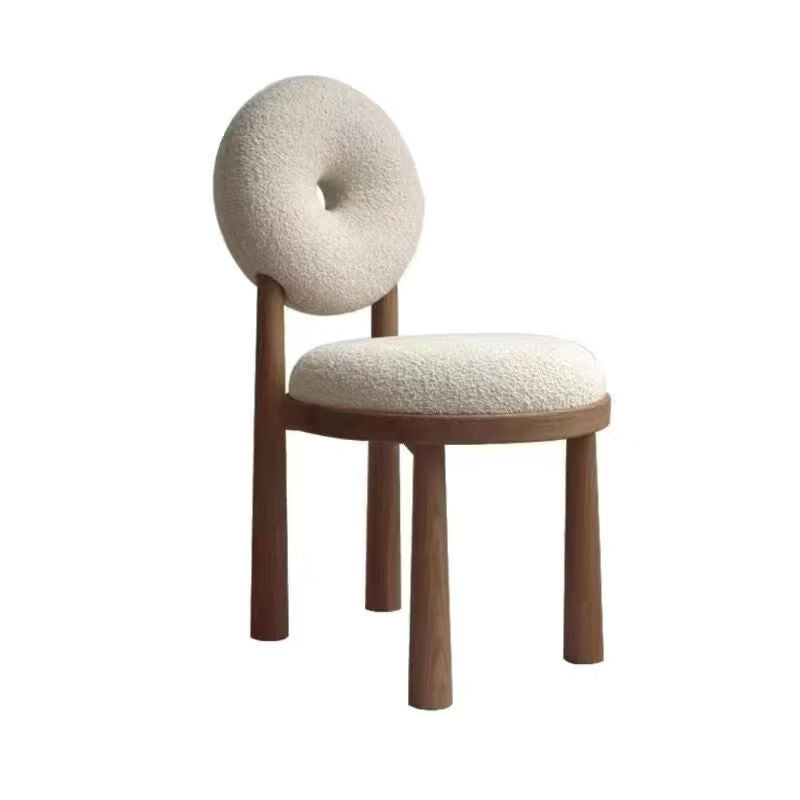 Contemporary Upholstered Dining Room Solid Wood Armless Dining Chair