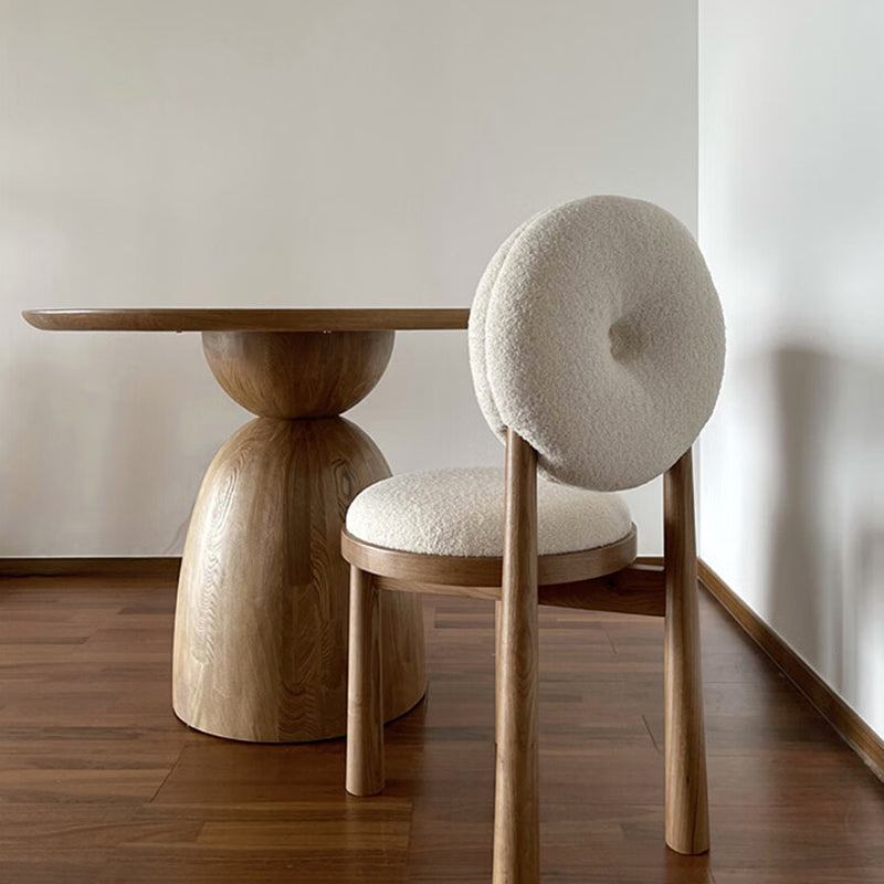 Contemporary Upholstered Dining Room Solid Wood Armless Dining Chair