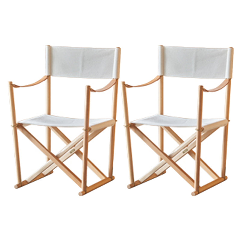 Open Back Solid Wood Arm Modern Dining and Accent Chairs for Home
