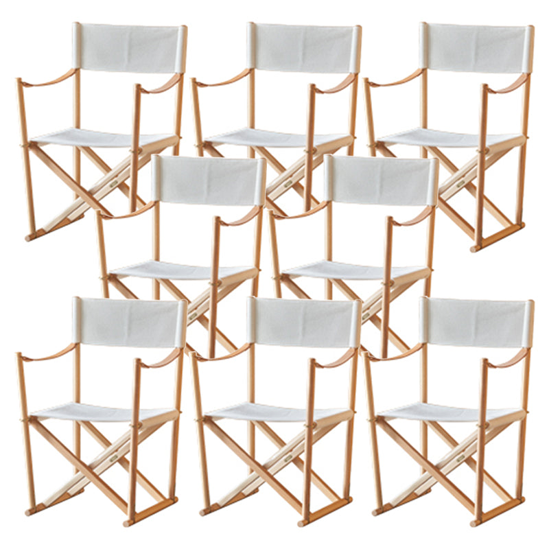 Open Back Solid Wood Arm Modern Dining and Accent Chairs for Home