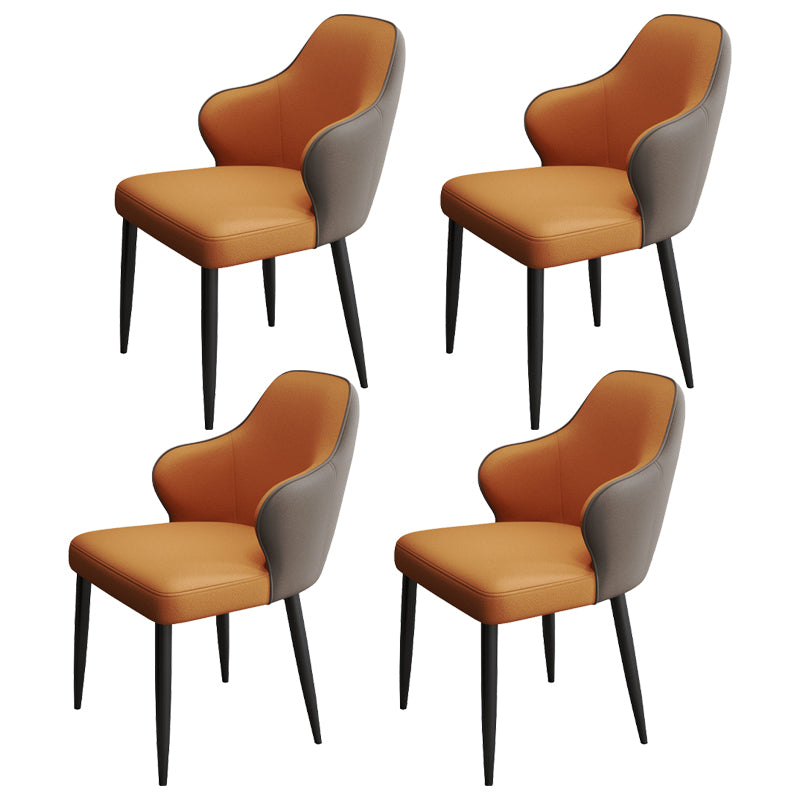 Contemporary Style Parsons Upholstered Dining Arm Chair for Home
