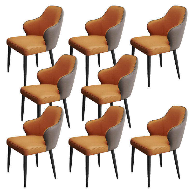 Contemporary Style Parsons Upholstered Dining Arm Chair for Home