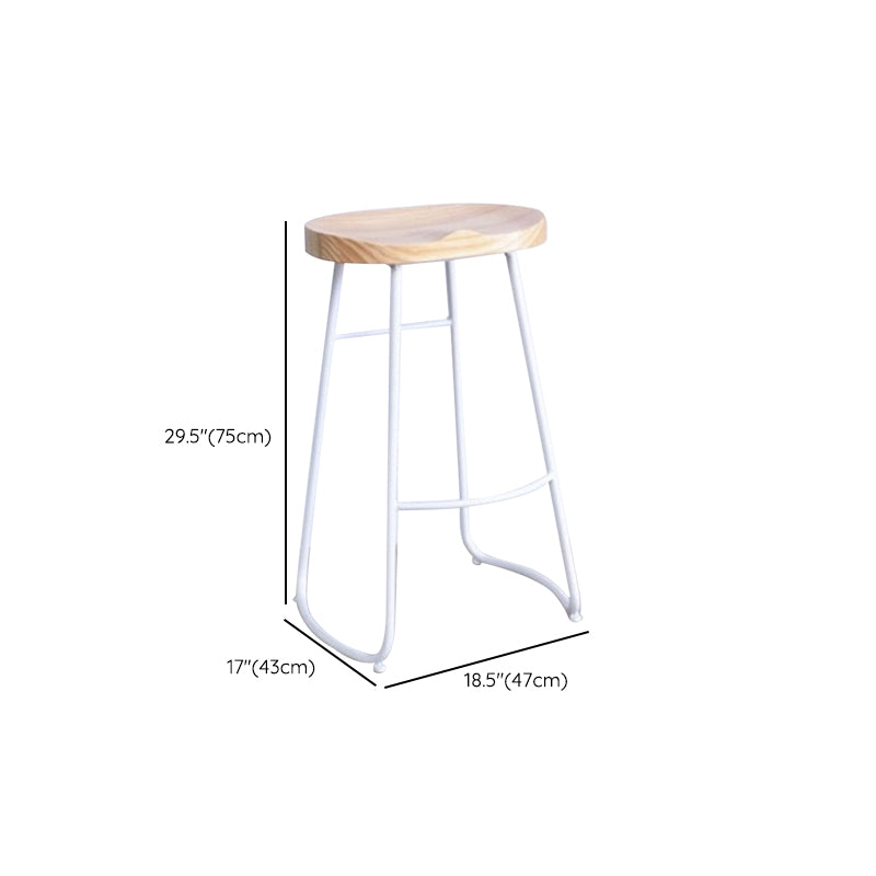 1/4 Pieces Modern Rectangle Solid Wood Top Counter Table with High Stools