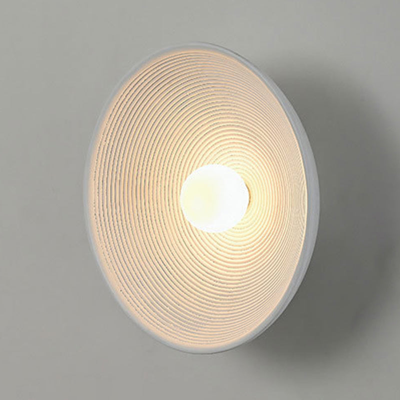 Contemporary Lighting White/Brown Wall Light for Room and Foyer