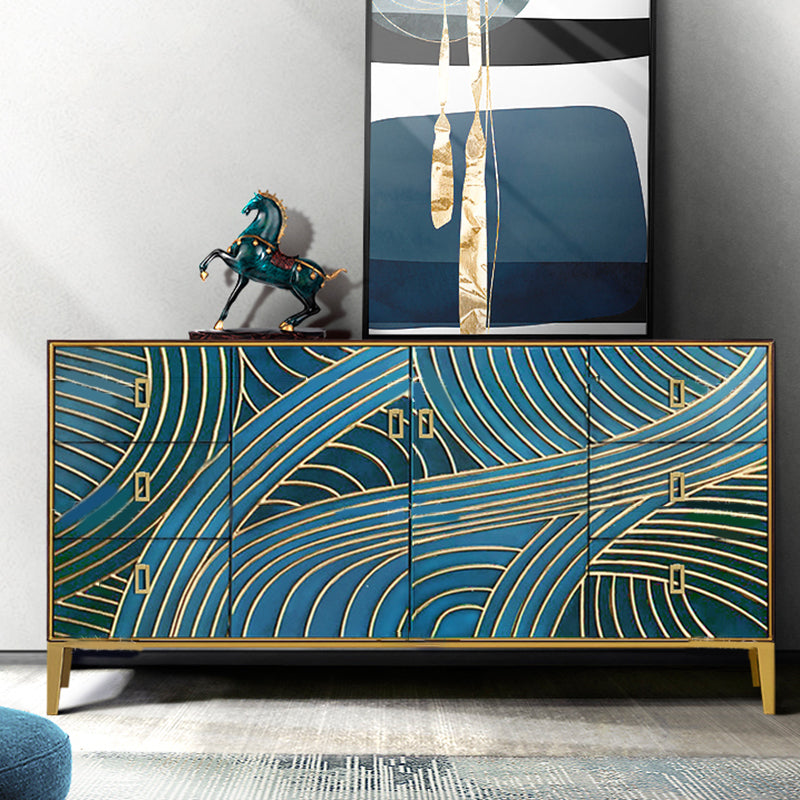 Modern Storage Chest Dresser Solid Wood Storage Chest , 15.6 Inch Width