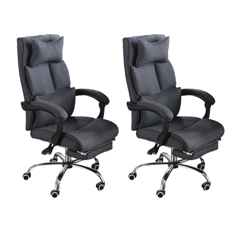Modern Padded Arms Office Chair No Distressing Ergonomic Chair