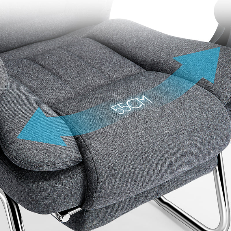 Modern Padded Arms Office Chair No Distressing Ergonomic Chair