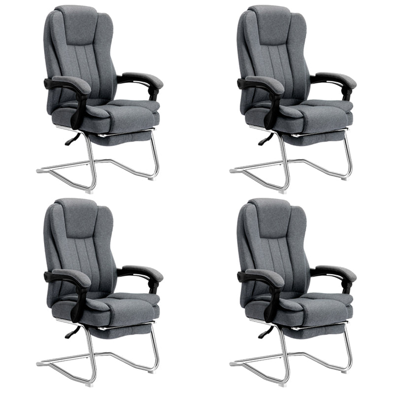 Modern Padded Arms Office Chair No Distressing Ergonomic Chair