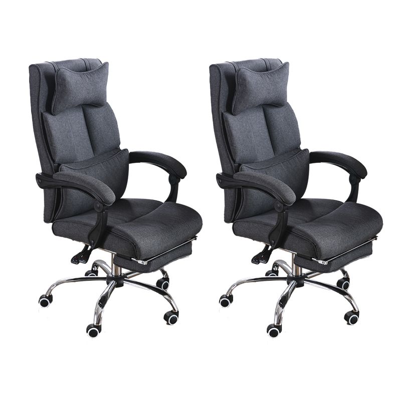 Modern Slide Chair Padded Arms No Distressing Ergonomic Chair with Wheels