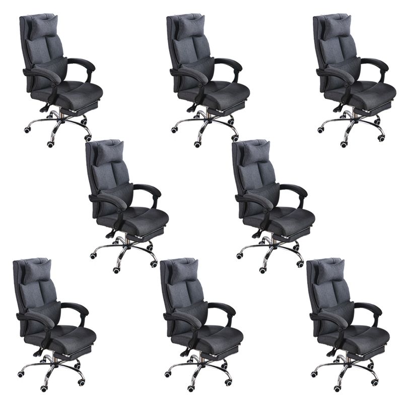 Modern Slide Chair Padded Arms No Distressing Ergonomic Chair with Wheels