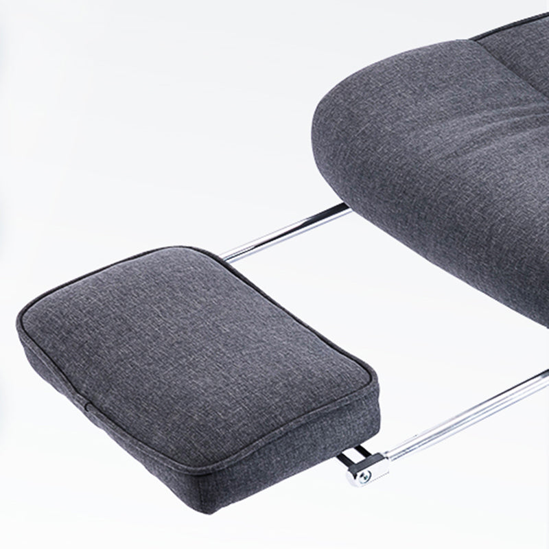 Modern Slide Chair Padded Arms No Distressing Ergonomic Chair with Wheels