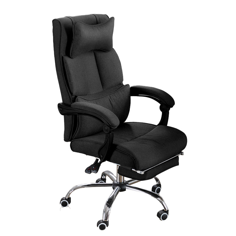 Modern Slide Chair Padded Arms No Distressing Ergonomic Chair with Wheels