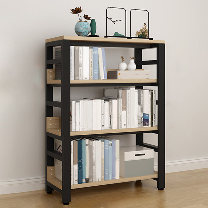 Scandinavian Open Back Shelf Bookcase Shelves Included for Home Office