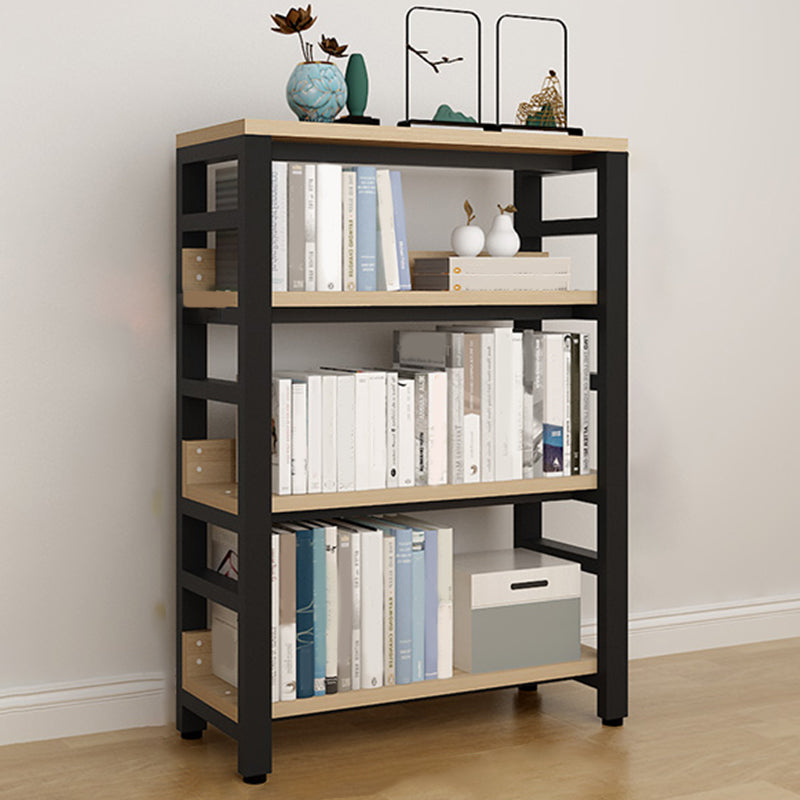 Scandinavian Open Back Shelf Bookcase Shelves Included for Home Office