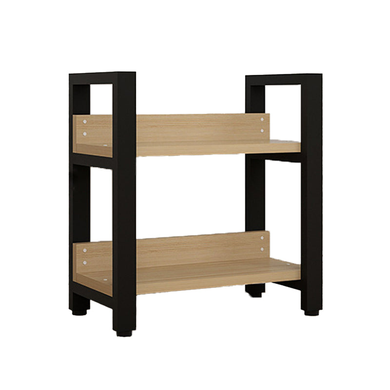 Scandinavian Open Back Shelf Bookcase Shelves Included for Home Office