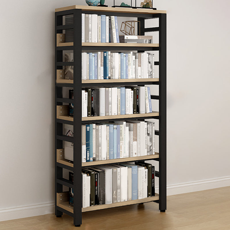 Scandinavian Open Back Shelf Bookcase Shelves Included for Home Office