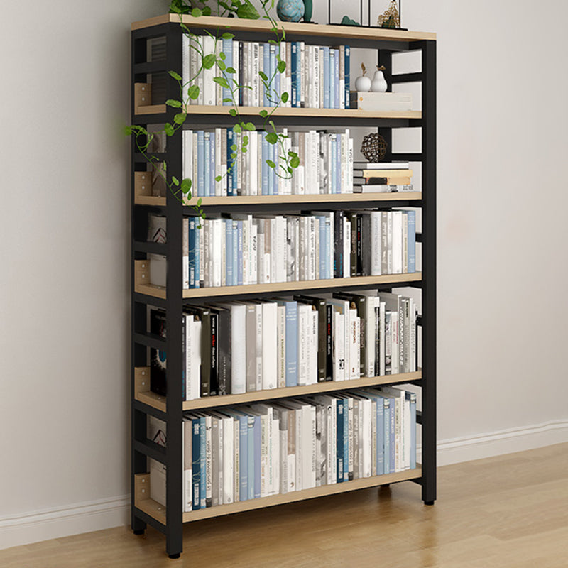 Scandinavian Open Back Shelf Bookcase Shelves Included for Home Office